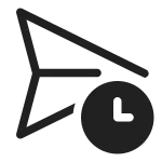 Send Clock SVG Icon